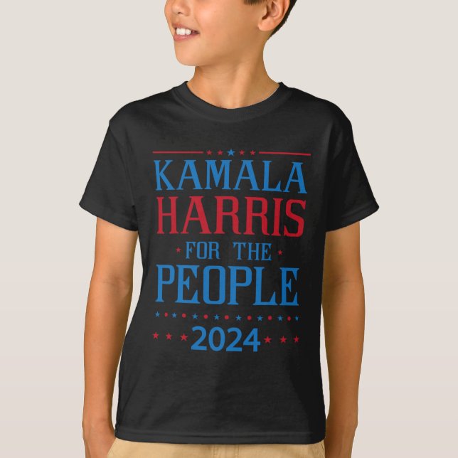 Kamala Harris för 2024 års folkval 2024 T Shirt (Framsida)