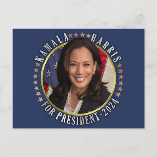 Kamala Harris för 2024 års talman Vykort