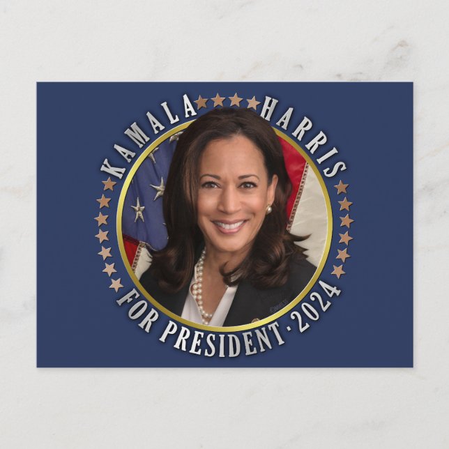 Kamala Harris för 2024 års talman Vykort (Framsida)