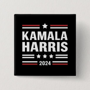 Kamala Harris för folket 2024 president Knapp