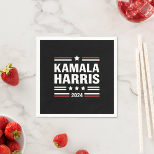 Kamala Harris för folket 2024 president Pappersservett
