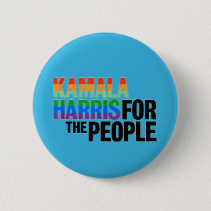 Kamala Harris för folket Knapp