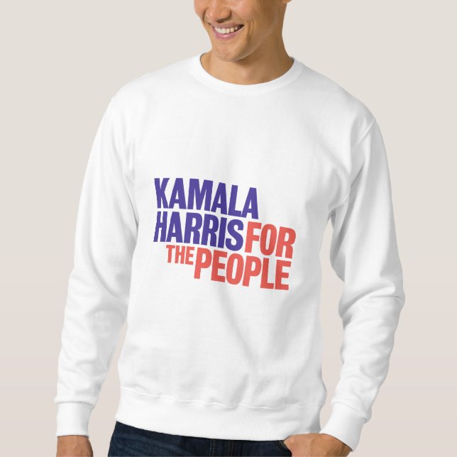 Kamala Harris för folkets tröja Lång Ärmad Tröja (Framsida)