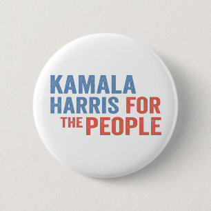 Kamala Harris för folkvaldemokraterna Knapp