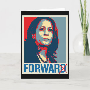Kamala Harris För Krig Inte Framåt Pro-trump 2024 Kort