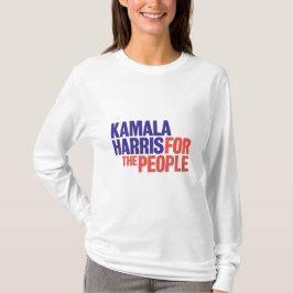 Kamala Harris för People långärmad T-shirt