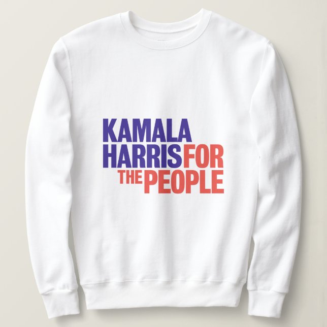 Kamala Harris för People Sweatshirt T Shirt (Design framsida)