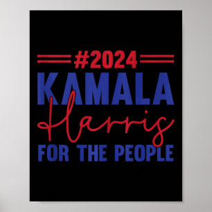 Kamala Harris For People (talman 2024) Elec Poster