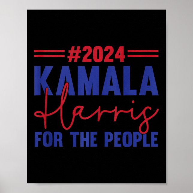 Kamala Harris For People (talman 2024) Elec Poster (Framsidan)