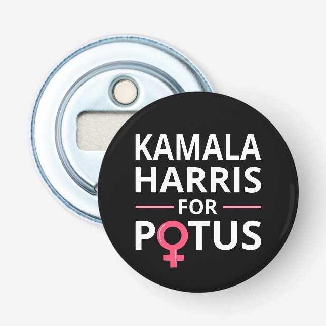 Kamala Harris for POTUS I Flasköppnare (Framsidan)