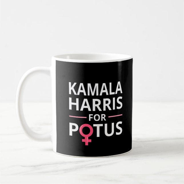 Kamala Harris for POTUS I Kaffemugg (Vänster)