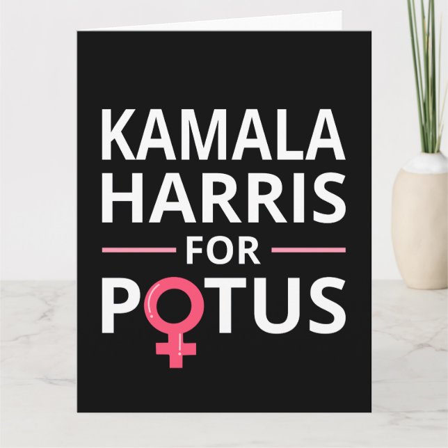 Kamala Harris for POTUS I Kort (Framsida)