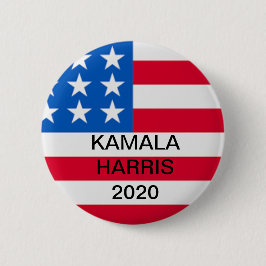 Kamala Harris för president 2020 knäppas Knapp