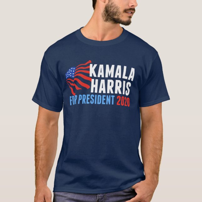 Kamala Harris för president 2020 T Shirt (Framsida)