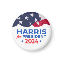Kamala Harris För president 2024 Amerikanska flagg
