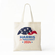 Kamala Harris För president 2024 Amerikanska flagg