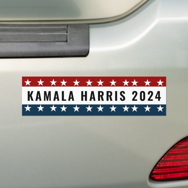 Kamala Harris För president 2024 Bildekal (På Bil)