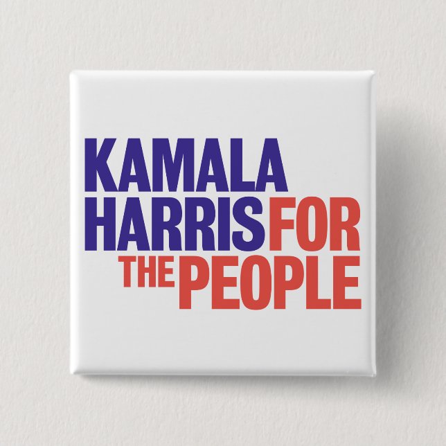 Kamala Harris för president 2024 Button Knapp (Framsida)