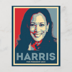 Kamala Harris För president 2024 Flygblad