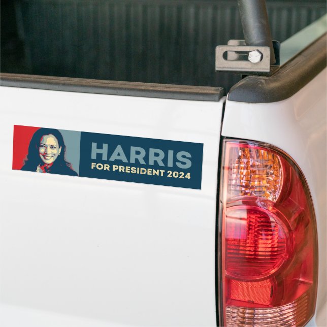 Kamala Harris för president 2024 - hopp Bildekal (På lastbil)