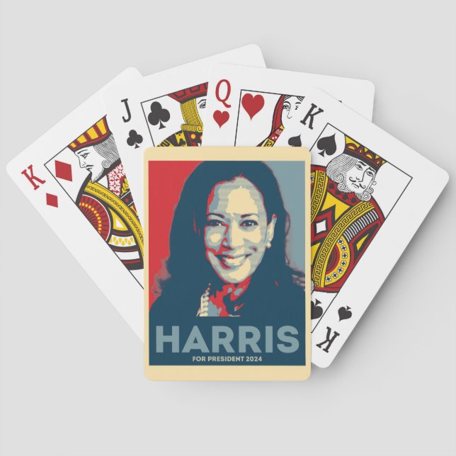 Kamala Harris för president 2024 - hopp Casinokort (Baksidan)