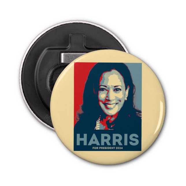 Kamala Harris för president 2024 - hopp Flasköppnare (Framsidan)