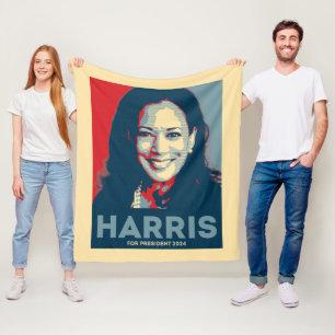 Kamala Harris för president 2024 - hopp Fleecefilt