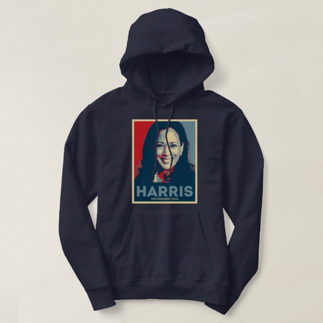 Kamala Harris för president 2024 - hopp Hoodie (Design framsida)