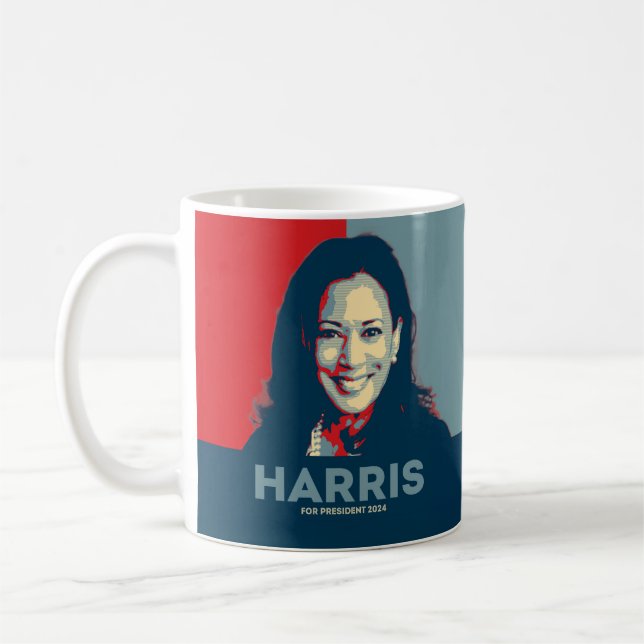 Kamala Harris för president 2024 - hopp Kaffemugg (Vänster)