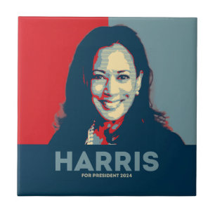 Kamala Harris för president 2024 - hopp Kakelplatta