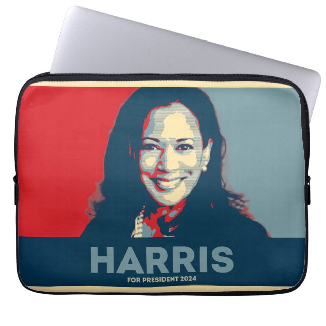 Kamala Harris för president 2024 - hopp Laptop Fodral (Framsidan)