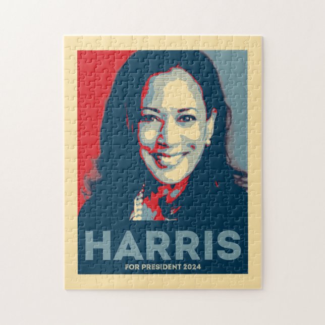 Kamala Harris för president 2024 - hopp Pussel (Vertikal)