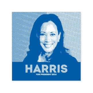 Kamala Harris för president 2024 - hopp Självfärgande Stämpel