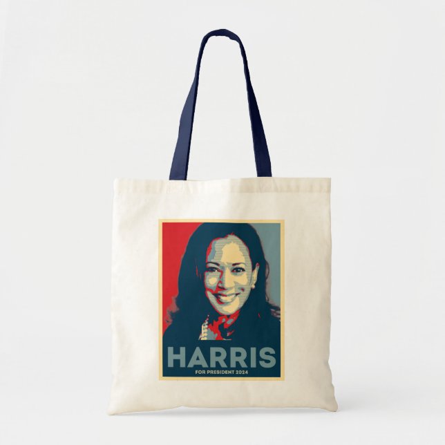 Kamala Harris för president 2024 - hopp Tygkasse (Framsidan)