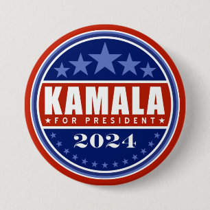 Kamala Harris för president 2024 Knapp