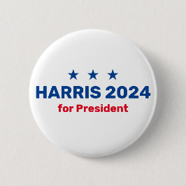 Kamala Harris För president 2024 Knapp