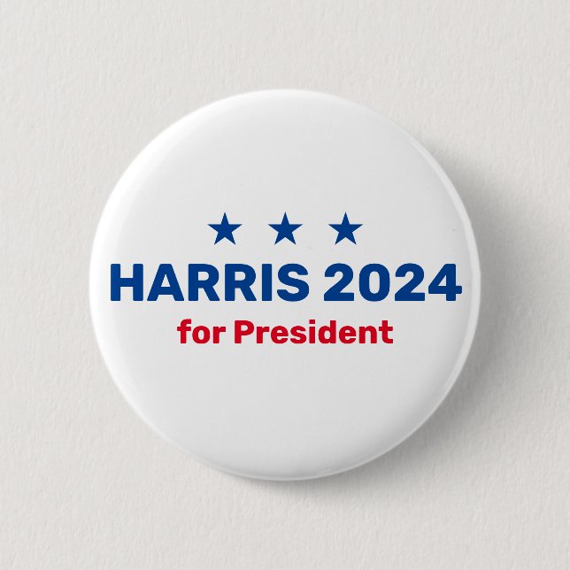 Kamala Harris För president 2024 Knapp (Framsida)