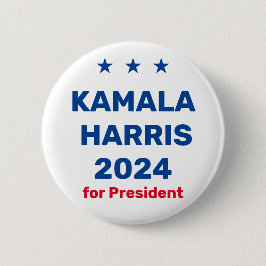 Kamala Harris För president 2024 Knapp