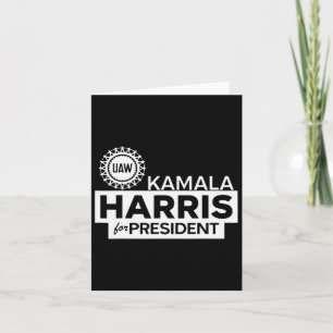 Kamala Harris För president 2024 Kort
