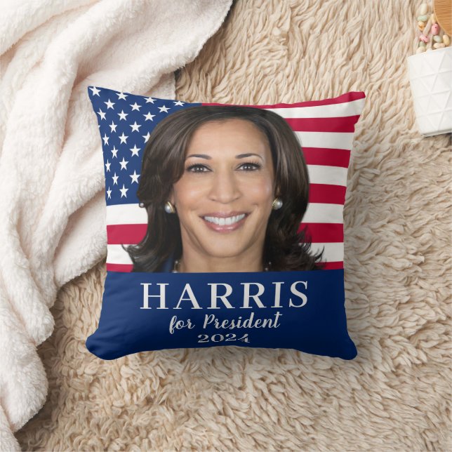 Kamala Harris För president 2024 Kudde (Filt)