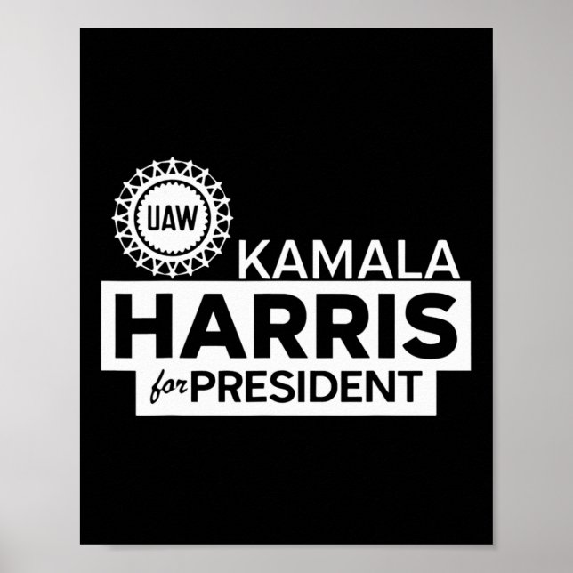 Kamala Harris För president 2024 Poster (Framsidan)