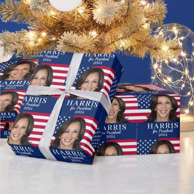 Kamala Harris För president 2024 Presentpapper (Helgdagar)