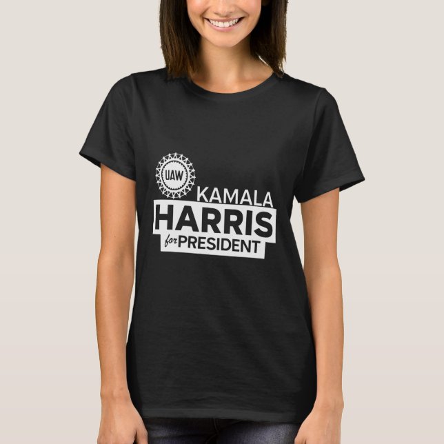 Kamala Harris För president 2024 T Shirt (Framsida)