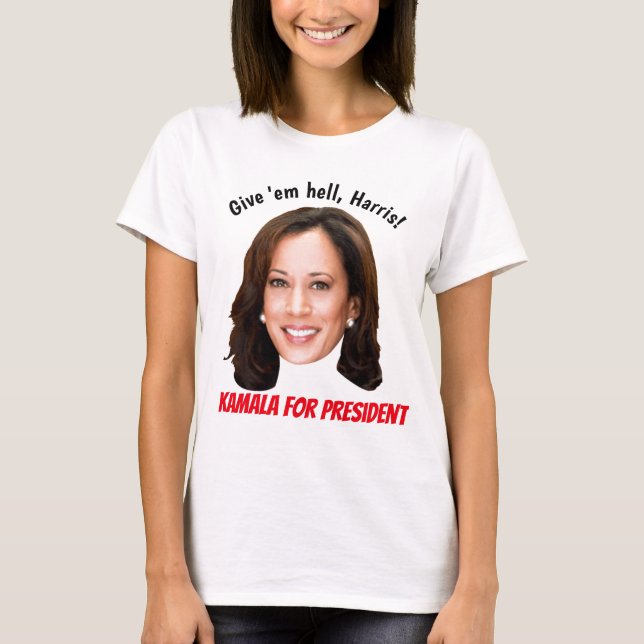 Kamala Harris för president 2024 T-Shirt (Framsida)
