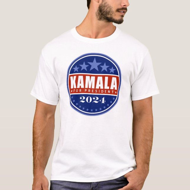 Kamala Harris för president 2024 T Shirt (Framsida)