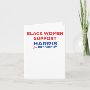 Kamala Harris För president 2025, Black Women Supp Kort