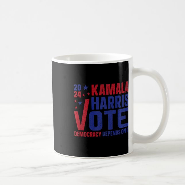 Kamala Harris För President En Ny Vision För Ameri Kaffemugg (Höger)