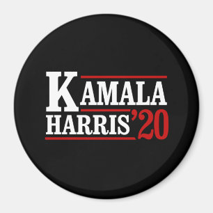 Kamala Harris för president i 2020 - vit - Magnet