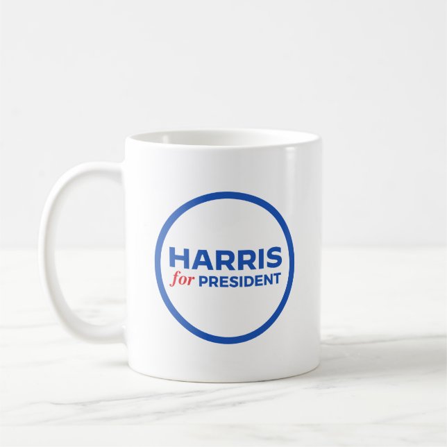 Kamala Harris för president Kaffemugg (Vänster)