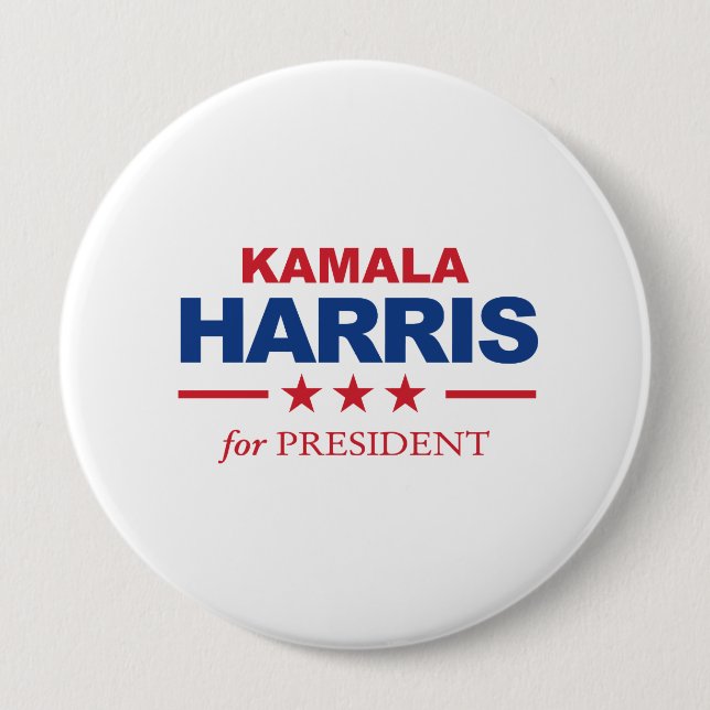 Kamala Harris för president - Knapp (Framsida)